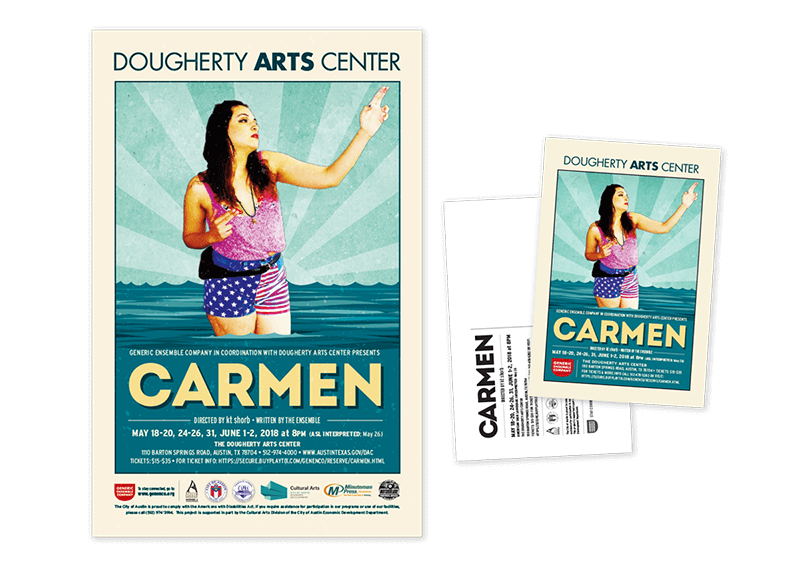Carmen theater show promo