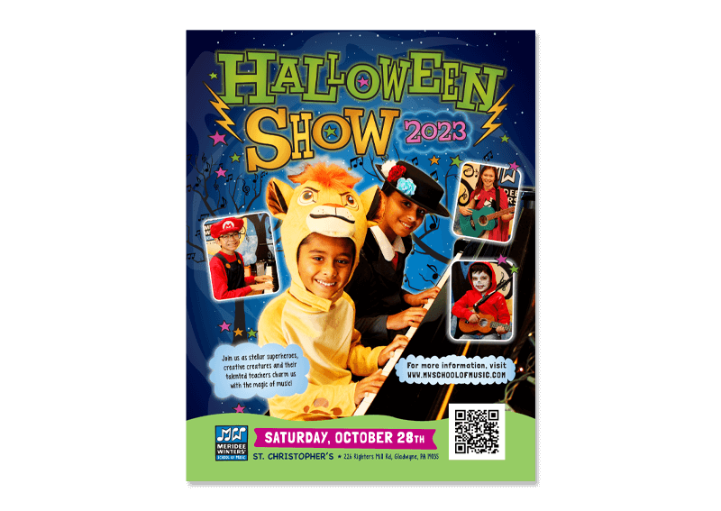 MW Halloween show poster